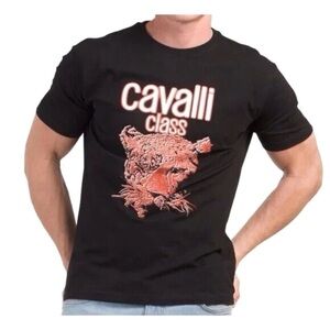 Men's Cavalli Class Short Sleeve Tee Men's Medium NEW